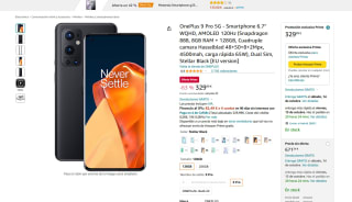 OnePlus 9 Pro 5G WQHD 120Hz 8GB RAM 128GB por 329,99€ Oferta Prime