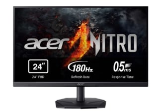 Monitor gaming - Acer Nitro KG241YP3BIP, 23.8", Full-HD, 1 ms, 180 Hz, 1 x HDMI 2.0, 1 x DP 1.2 por 90.08€