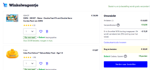 Het 2e speelgoed artikel voor de helft van de prijs bij Bol