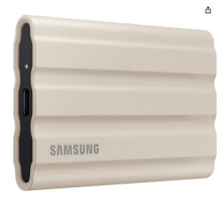 Disco duro externo Samsung T7 Shield SSD 2TB a 139€