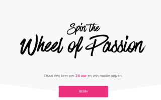 Wheel of passion met diverse kortingen bij Hunkemöller