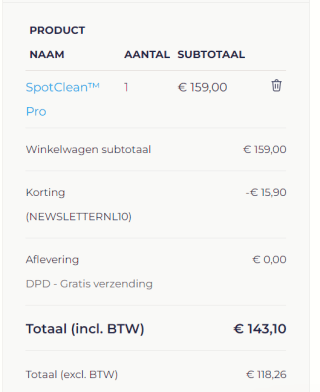 BISSELL® SpotClean TM Pro voor €143,10 dmv code bij Bissel