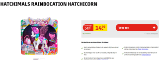Hatchimals Rainbocation Hatchicorn voor €14,99 bij Kruidvat