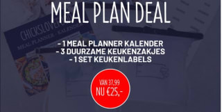 Meal plan pakket voor €25 bij Chickslovefood