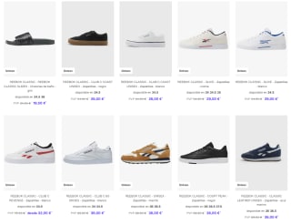 Zapatillas deportivas Asics y Reebok desde 24€ ofertazas