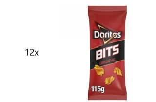 12x Aperitivos de maíz sabor barbacoa Doritos Bits 115 g por 11,08€