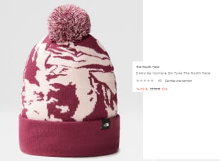 Gorro de hombre Ski Tuke The North Face por 14.99€