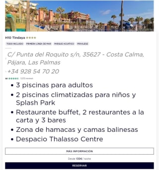 -20% H10 Hotels en las Canarias.