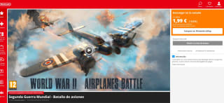 Juego Segunda Guerra Mundial - Batalla de aviones por 1,99€