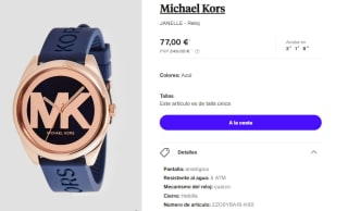 Reloj para Mujer Michael Kors JANELLE por 77€