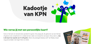 Gratis kaartje bij Greetz verzenden als KPN Klant