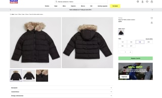 Parka con capucha Niños Firetrap Faux Fur (Tallas 1 a 7 años) por solo 5€