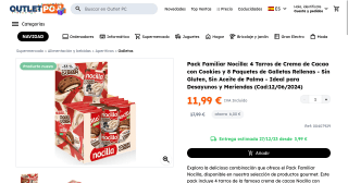 Pack Familiar Nocilla por 11,99€