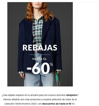 Rebajas en Benetton con descuentos de hasta -60%