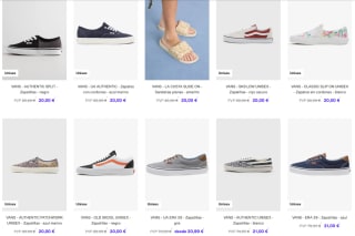 Rebajas hasta 80% descuento calzado Vans adultos desde 19€