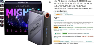 Mini PC ACEMAGIC AD08 Intel Core i9-12900H 32 GB DDR4 512 GB SSD por 519,10€