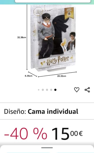 Harry Potter Muñeco por 15€.