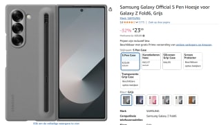 Samsung EF-OF95PCJEGWW (Galaxy Z Fold6) Grijs voor €23 bij Amazon