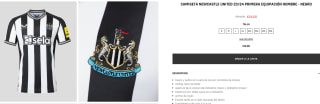 Camiseta 1ª equipacion Newcastle 23/24 por 24€