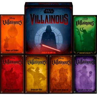 Caja Base Juegos de mesa VILLAINOUS Disney, Marvel o Star Wars en Jugamosuna