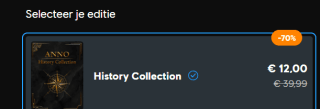 Anno History Collection History Collection voor €12 bij Ubisoft