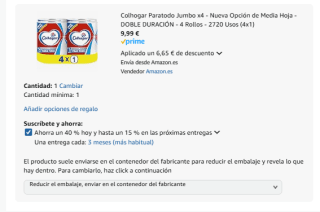 Colhogar Paratodo Jumbo x4 - Nueva Opción de Media Hoja por 8,98€