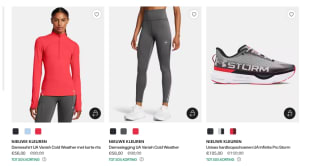 Tot 50 % korting op veel artikelen in de Black Friday Under Armour sale