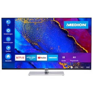 MEDION® LIFE® X15593 QLED Android TV | 138,8 cm (55'') Ultra HD Smart-TV voor €399 bij Medion