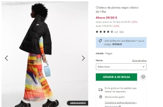 Nike Chaleco plumas negro por 31,20€