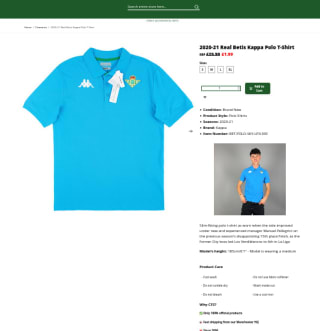 Polo Real Betis 2020-21 Kappa por solo 1,79€