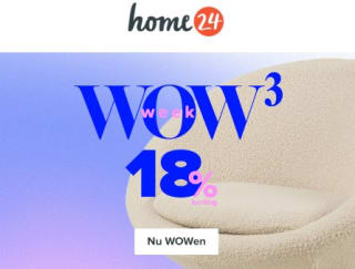 18% korting op geselecteerde meubels, lampen en accessoires bij Home24