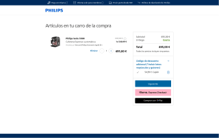 Philips Serie 5500 cafetera espresso automática por 495€