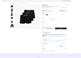 Pack 3 Boxers Lacoste para Hombre por solo 21,99€ (Nuevos usuarios por