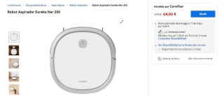 Robot Aspirador Eureka Ner 200 por solo 64,90€
