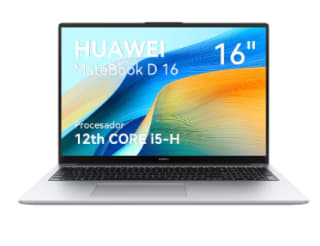 Huawei MateBook D 16 2024 i5 12va Gen H 16GB 512GB SSD con descuento en Liverpool