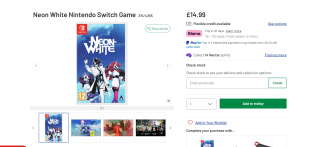 Neon White - Nintendo Switch - £14.99
