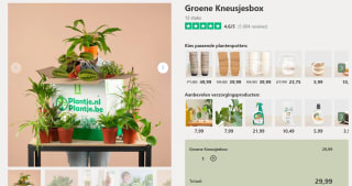 Groene Kneusjesbox met 12 plantjes voor €29,99 bij plantje.nl