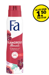 Alle Fa deodorant en douche voor €1,50 bij Kruidvat
