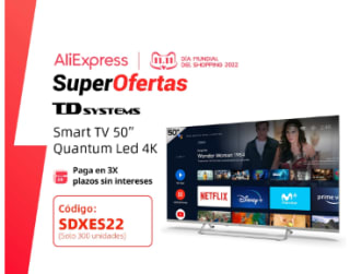 Smart TV Quantum Led 4K de 50" a 328,18€