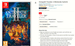 Octopath Traveler II voor €32,83 bij Amazon