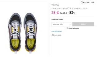 Zapatillas Casual para Hombre Puma R22 por 35€