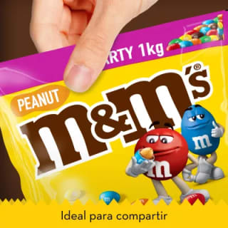 2 unidades Chocolate M&M's Peanuts 2Kg por 7,99€