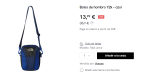 Bolso de hombro The North Face Y2k por 13.99€