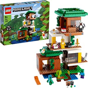 LEGO Minecraft De Moderne Boomhut voor €78,01 bij Amazon