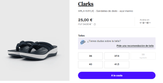 Sandalias de Mujer Clarks ARLA KAYLIE por 25€