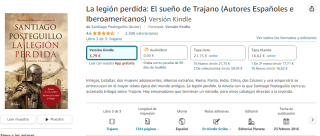 Segunda y tercera parte Trajano Ebook en oferta por solo 3,79€