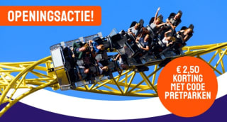 €2,50 éxtra korting op alle pretparken bij Tripper