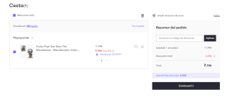 Funko Pop! Star Wars The Mandalorian - Mandaloriano Volando con Baby Yoda por 7.79€