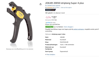 JOKARI 20050 striptang Super 4 plus voor €13,95 bij Amazon