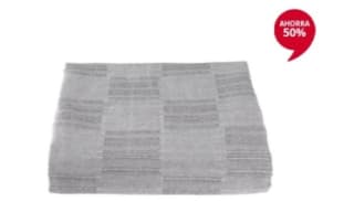 Colcha STORRAPP 160x220 gris por 5€.